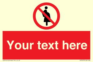 Custom prohibition not for pregnant women